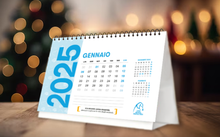 Calendario da tavolo 2025