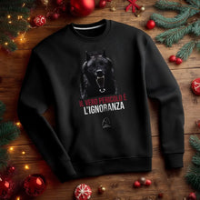 Felpa “Il vero pericolo è l’ignoranza” - Girocollo