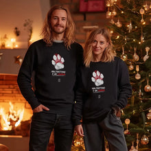 Felpa “Maltrattare è un crimine” - Girocollo, nera con grafica frontale