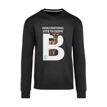 Felpa “Non esistono vite di serie B” - Cervo, girocollo