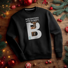 Felpa “Non esistono vite di serie B” - Cervo, girocollo