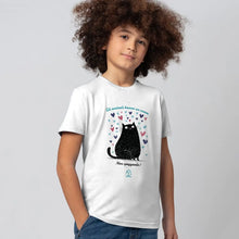 Maglietta bambino “Gli animali hanno un cuore” - Gatto