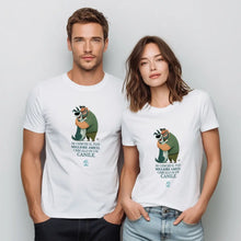 Maglietta “Se cerchi il tuo migliore amico, cercalo in un canile” - Uomo con cane