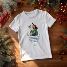 Maglietta “Se cerchi il tuo migliore amico, cercalo in un canile” - Donna con cane